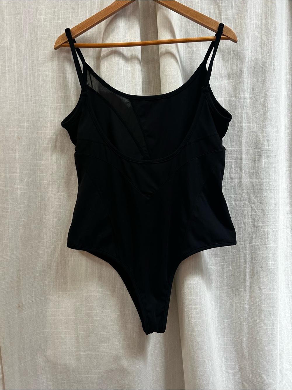 Buffbunny Collection Black Barre Bodysuit featuring a distinct mesh XXX LARGE - Picture 4 of 11